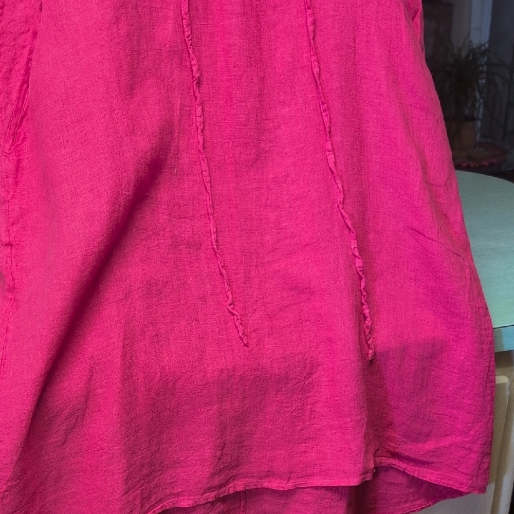 NWT 100 % Lino Made In Italy Linen Dress - Picture 3 of 11